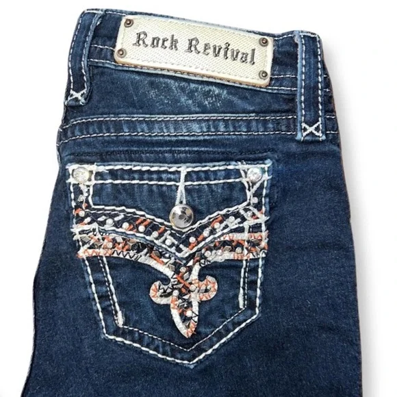 Rock Revival Nicci 27 Dark wash jeans